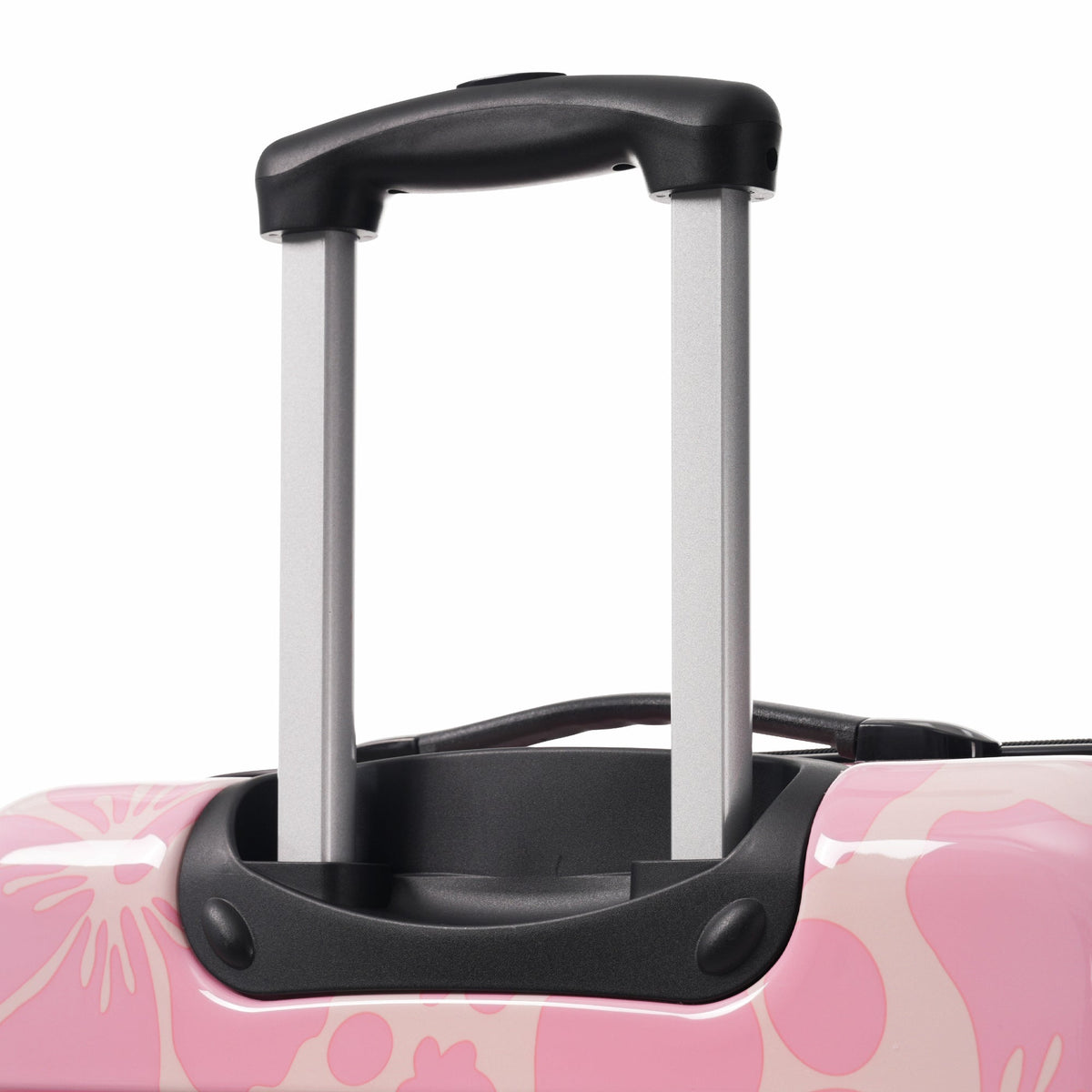 HouseOfZazla hardshell 3-piece spinner luggage set with TSA lock, shown in assorted sizes