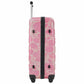 HouseOfZazla hardshell 3-piece spinner luggage set with TSA lock