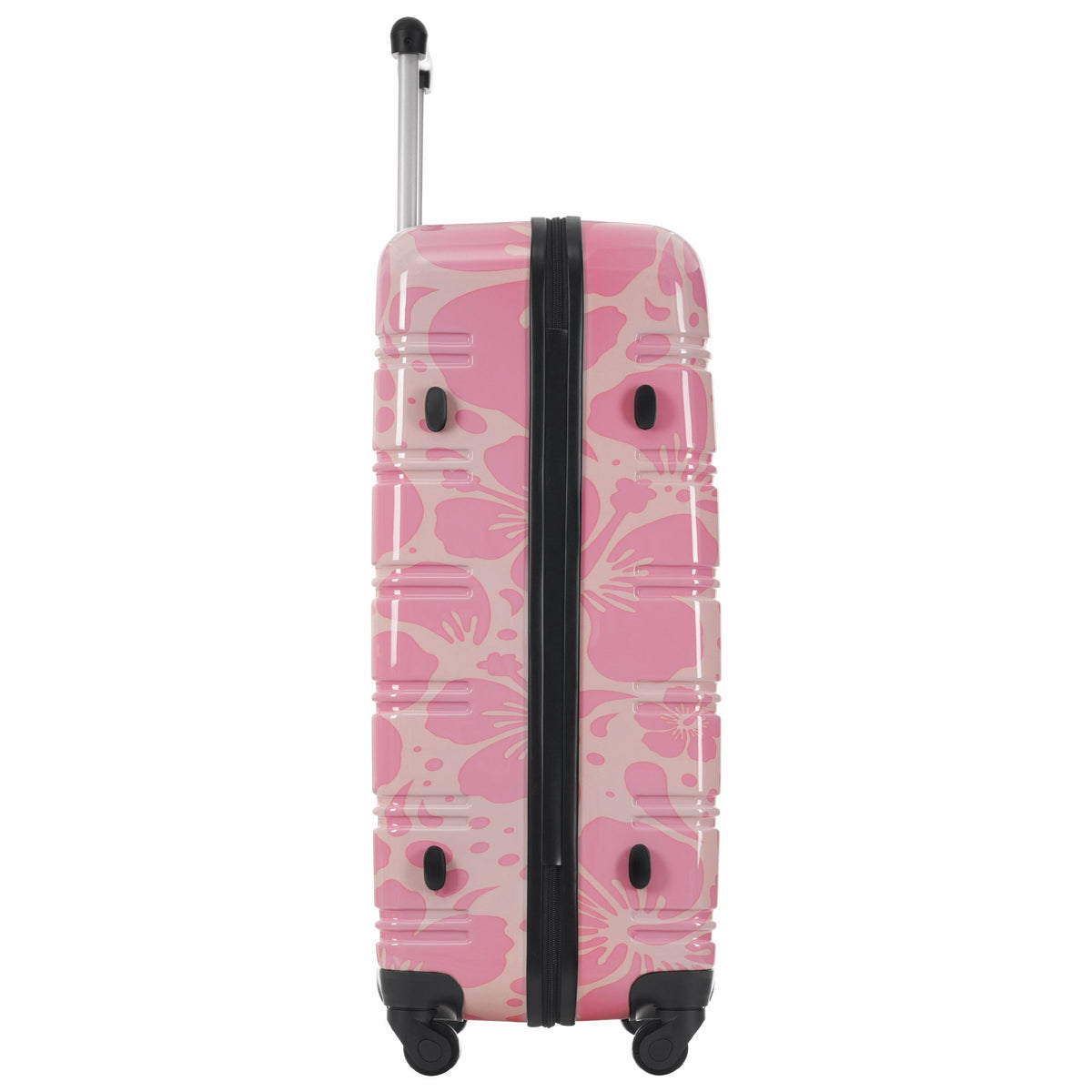 HouseOfZazla hardshell 3-piece spinner luggage set with TSA lock