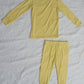 Yellow Bamboo Pajamas for Kids – Two Piece Set