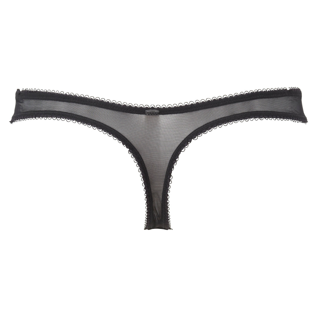 Sheer Thong Panty Gossard Superboost Lace Black-3