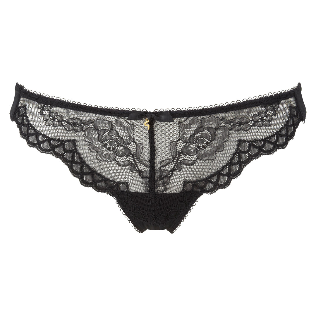 Sheer Thong Panty Gossard Superboost Lace Black-2