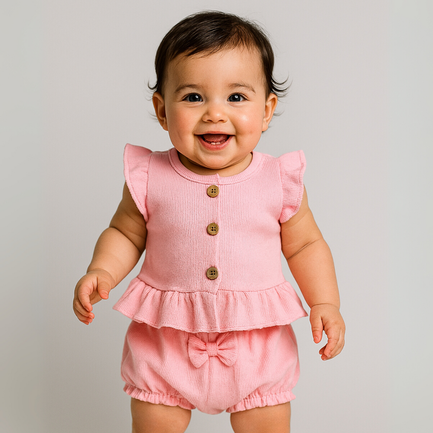 Casual Cassie Girls Cotton Set - Farnelli