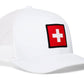 Switzerland Flag International Trucker Hat  |  Swiss Snapback