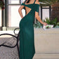 Astee T503 Off the Shoulder Halter Strap Fitted Stretch Dress