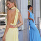 Astee T505 Sleek Halter Neck Fitted Stretch Gown