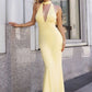 Astee T505 Sleek Halter Neck Fitted Stretch Gown