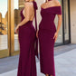 Astee T505 Sleek Halter Neck Fitted Stretch Gown