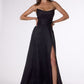 Ladivine Amoris T701 Strapless Glitter A-Line Gown