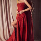 Ladivine Amoris T701 Strapless Glitter A-Line Gown