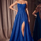 Ladivine Amoris T701 Strapless Glitter A-Line Gown