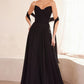 Ladivine Amoris T703 Dress Strapless A-Line Bridesmaid Gown