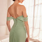 Ladivine Amoris T705 Off Shoulder Fitted Bridesmaid Gown
