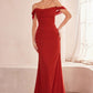 Ladivine Amoris T705 Off Shoulder Fitted Bridesmaid Gown