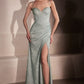 Ladivine Amoris T707 Dress Strapless A-Line Bridesmaid Gown