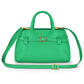 Italian Full-Grain Leather Top-Handle Bag | Cervia