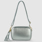 Italian Metallic Full-Grain Leather Crossbody Bag | Napoli