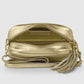 Italian Metallic Full-Grain Leather Crossbody Bag | Napoli