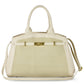 Italian Genuine Suede & Full-Grain Leather Top-Handle Bag | Forlì