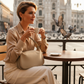 Italian Genuine Suede & Full-Grain Leather Crossbody Bag | Cremona
