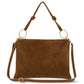 Italian Genuine Suede Shoulder Bag | Modena