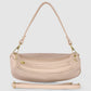 Italian Genuine Suede & Full-Grain Leather Shoulder Bag | Arezzo