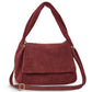 Italian Genuine Suede Top-Handle Bag | Ravenna