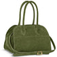 Italian Genuine Suede Top-Handle Bag | Novara