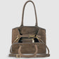 Italian Genuine Suede Top-Handle Bag | Novara