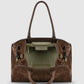 Italian Genuine Suede Top-Handle Bag | Cuneo