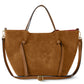 Italian Genuine Suede Tote Bag | Rovigo