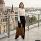 Italian Genuine Suede Tote Bag | Como