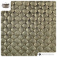 Italian Genuine Woven-Embossed Metallic Suede Top-Handle Bag | Urbino