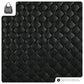 Italian Genuine Woven-Embossed Metallic Suede Top-Handle Bag | Savona