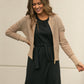 Inherit Co. Tate crochet open-knit cardigan, open-front IC Layering Essentials design