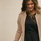 Inherit Co. Tate crochet open-knit cardigan with open front and textured knit design