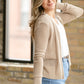 Inherit Co. Tate crochet open knit cardigan in a lightweight layering style