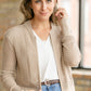 Inherit Co. Tate crochet open knit cardigan in IC Layering Essentials collection