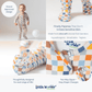Alien Bamboo Baby Pajamas – Zipper Footie
