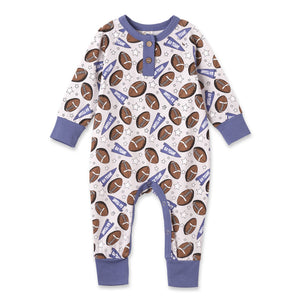 Football Baby Romper – Bamboo Soft, Sporty & Snuggle-Ready