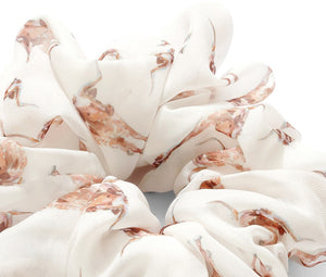 Longhorn Chiffon Scrunchie | University of Texas Hair Scrunchie