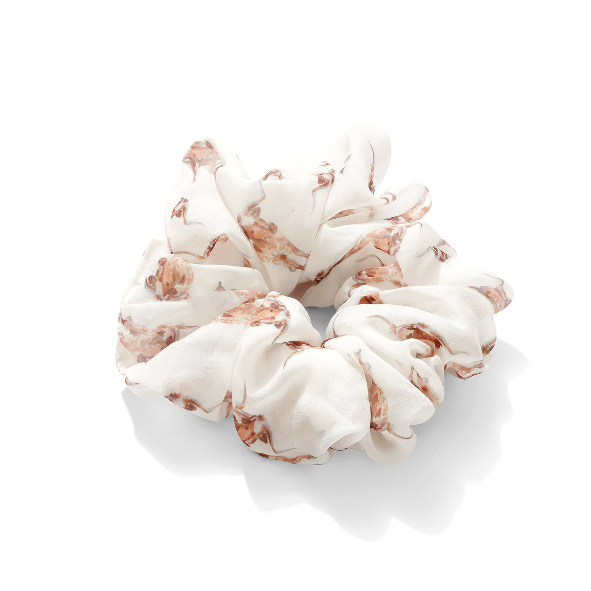 Longhorn Chiffon Scrunchie | University of Texas Hair Scrunchie