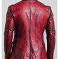Theo Red Leather Blazer – Leather Blazer for Men