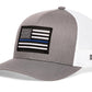 Thin Blue Line Trucker Hat  |  Police Snapback