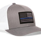 Thin Blue Line Trucker Hat  |  Tactical Police Snapback