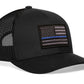 Thin Blue Line Trucker Hat  |  Tactical Police Snapback