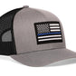 Thin Blue Line Trucker Hat  |  Police Snapback