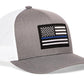 Thin Blue Line Trucker Hat  |  Police Snapback