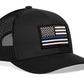Thin Blue Line Trucker Hat  |  Police Snapback