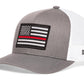 Thin Red Line Trucker Hat  |  Firefighter Snapback